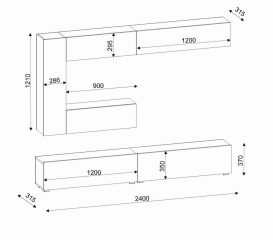 Gizmo Day Mobilier Set alb