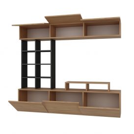 Sasa Set mobila living Teak Negru