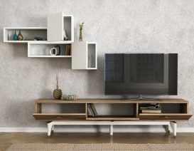 Buse Set mobila living, Nuc alb