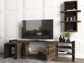 Epica Set mobila living Nuc Negru