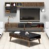 Milan Set mobila living Nuc Negru