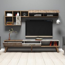 Milan Set mobila living Nuc alb