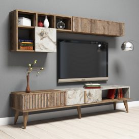 Milan Set mobila living Nuc alb