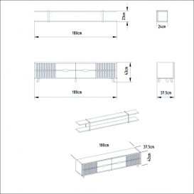 Frida Living Mobilier Set alb