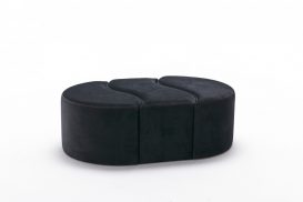 Alya Puff - negru Puff 120x80x40 negru