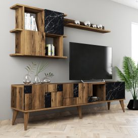 Madrid Set mobila living Nuc Negru