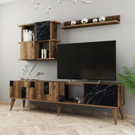 Madrid Set mobila living Nuc Negru