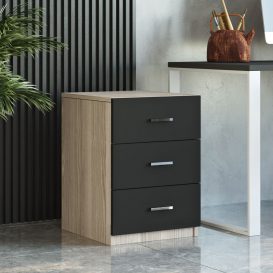 VO9 Set mobilier de birou Stejar Negru