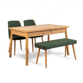 Set de sufragerie Santiago pentru 4 persoane Atlantic pine Green