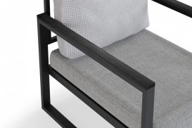 MTLKNP002 Set mobilier de grădină Bej Negru