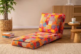 Taida 1 - Fotoliu Patchwork transformabil in pat 60x68x26 Multicolor