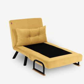 Sando Single - Mustard Fotoliu transformabil in pat 60x50x42 Mustard