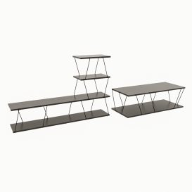 Basak Set mobilier sufragerie Antracit Negru