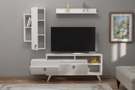 MC607245 Set mobila living alb