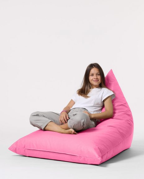 Pouf Pyramid Big Bed - Scaun Bean Bag Roz 145x90x35 Roz