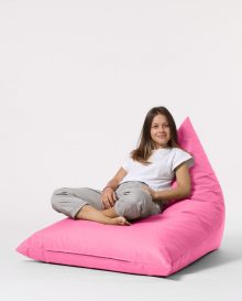 Pouf Pyramid Big Bed - Scaun Bean Bag Roz 145x90x35 Roz