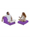 Siesta Sofa Pat Puf - Scaun Bean Bag Mov 55x40 Mov