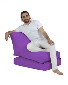 Siesta Sofa Pat Puf - Scaun Bean Bag Mov 55x40 Mov