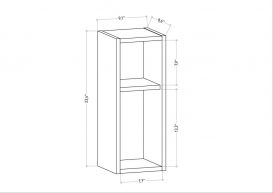 Noptiera Sault 23x22x60 Stejar