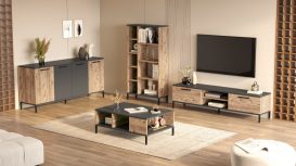 RL6-AA Set mobila living pin Atlantic Antracit