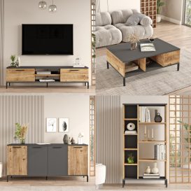 RL6-AA Set mobila living pin Atlantic Antracit