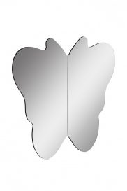 Oglinda Butterfly Silver cu iluminare LED 57x50 alb