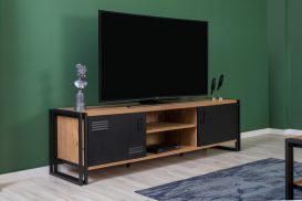 Cosmo25 Set de mobilier pentru camera de zi, Atlantic Pine negru