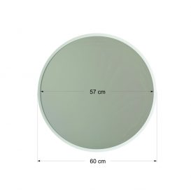 Dekoratif Ayna Beyaz A706 Oglinda 60x2x60 alba