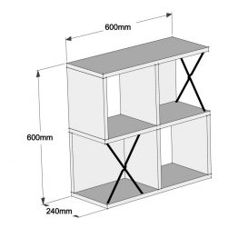 Raft suplimentar de perete 60x24x60 Stejar Negru