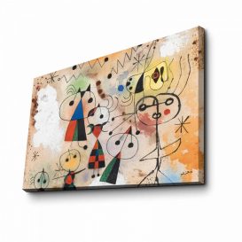 FAMOUSART-041 Pictură decorativă pânză 70x45 Multicolor