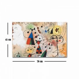 FAMOUSART-041 Pictură decorativă pânză 70x45 Multicolor