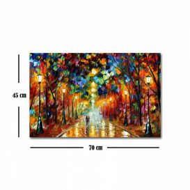 FAMOUSART-073 Pictură decorativă pânză 70x45 Multicolor