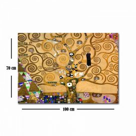 70100FAMOUSART-022 Pictură decorativă pânză 100x70 Multicolor