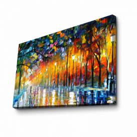 70100FAMOUSART-026 Pictură decorativă pânză 100x70 Multicolor