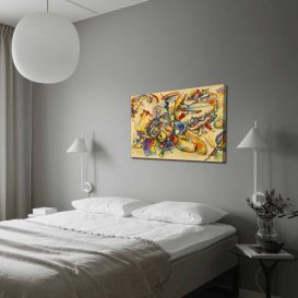 70100FAMOUSART-031 Pictură decorativă pânză 100x70 Multicolor