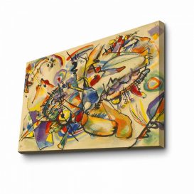 70100FAMOUSART-031 Pictură decorativă pânză 100x70 Multicolor