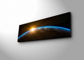 3090NASA-018 Pictura decorativa panza LED 90x30 Multicolor