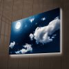 NASA-019 Pictură decorativă pe pânză LED 45x70 Multicolor