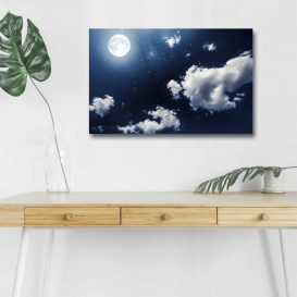 NASA-019 Pictură decorativă pe pânză LED 45x70 Multicolor