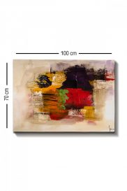 Canvas Tablo (70 x 100) - 171 Pictură decorativă pânză 100x70 Multicolor