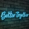 Better Together - albastru Iluminare decorativă LED din plastic 84x2x16 albastru