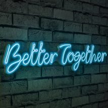   Better Together - albastru Iluminare decorativă LED din plastic 84x2x16 albastru