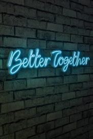 Better Together - albastru Iluminare decorativă LED din plastic 84x2x16 albastru