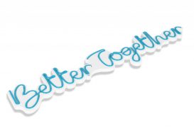 Better Together - albastru Iluminare decorativă LED din plastic 84x2x16 albastru