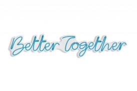 Better Together - albastru Iluminare decorativă LED din plastic 84x2x16 albastru