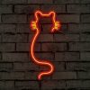 Cat - Roșu Iluminare LED decorativă din plastic 22x2x48 Roșu