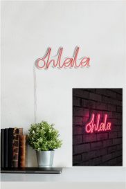 Oh La La - Roz Iluminat decorativ din plastic LED 36x2x15 Roz