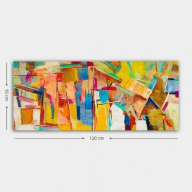 YTY129236510_50120 Pictură decorativă pânză 120x50 Multicolor