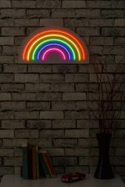 Rainbow - Multicolor Iluminat decorativ LED din plastic 50x2x26 Multicolor