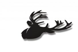 Deer 2 - Verde Iluminat decorativ LED 25x30 Verde